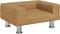 vidaXL Kinderbank 50x40x26,5 cm fluweel bruin