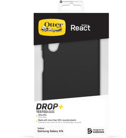 Otterbox Galaxy A14 - React-hoesje - Schokbestendig en valbestendig - Zwart