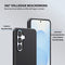 Podec Samsung Galaxy S25 - Anti-Shock Telefoonhoesje - Zwart (1x)
