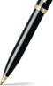 Sheaffer balpen - 100 - glanzend zwart en goud - penpunt M - schrijfkleur zwart - SF-E2932251