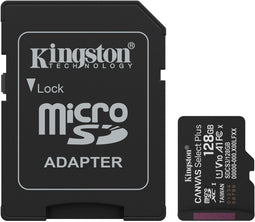 Kingston Canvas Select Plus Gen. 3 - microSDXC 128GB - A1-prestaties tot 150MB/s