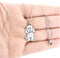 BY-ST6 Labradoodle - Sieradenset ketting en oorbellen - Zilverkleurig (1 set)