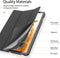 Dux Ducis - Samsung Galaxy Tab S8 - Domo Book Case - Dun - Zwart