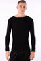 Avento Thermoshirt Lange Mouw - Heren - Aansluitend - Zwart