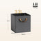 WOLTU opvouwbare opbergdozen set 5 stuks - stoffen opbergkubussen met handgrepen en metalen frame -