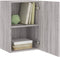 vidaXL - Tv-wandmeubels - 2 - st - 40,5x30x60 - cm - hout - grijs - sonoma