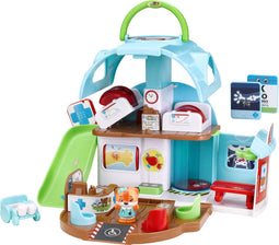 Klorofil 700219 - Speelset Ziekenhuis - Inclusief Foxy poppetje en 7 accessoires