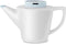 Viva Scandinavia - Infusion Theepot - Porselein - 1 liter - Wit/Blauw