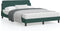 vidaXL - Bedframe - zonder - matras - 140x200 - cm - fluweel - donkergroen