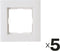 KOPP Athenis - Afdekramen 2-voudig - IP20 - Zuiver wit (5 stuks)