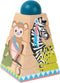 Small Foot - Houten Stapeltoren Jungle - Motoriekspel met 6 blokken - Multicolor