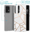 iMoshion Hoesje Geschikt voor Samsung Galaxy A52 (4G) / A52s / A52 (5G) Hoesje Siliconen - iMoshion Design hoesje - Wit / Meerkleurig / Goud / White Graphic