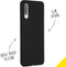 Accezz Samsung Galaxy A70 - Liquid Silicone Backcover - Schokabsorberend - Zwart