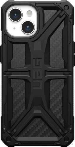 UAG Monarch - Back Cover - 5-laagse bescherming - carbon zwart