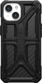 UAG Monarch - Back Cover - 5-laagse bescherming - carbon zwart
