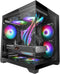 Mars Gaming MC-VIEW2 - Mini Tower PC - Micro-ATX Mini-ITX - Zwart