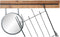 Wandspiegel DKD Home Decor Zwart Metaal Spar Spiegel (80 x 15 x 20 cm)