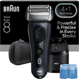 Braun 8663cc - Elektrisch scheerapparaat - 4+1 Technologie SensoAdapt - Grijs