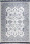 Housecraft Living Reza Vloerkleed 160x230 cm Vintage Perzisch/ Oosters Motief Blauw/Grijs