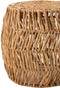 J-Line krukje Maurice Rond Waterhyacint - rotan - naturel