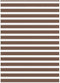 vidaXL - Zebra - rolgordijn - 160x200 - cm - stofbreedte - 155,9cm - polyester - bruin