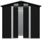 vidaXL - Tuinberging - 204x132x186 - cm - staal - antraciet
