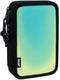 Dubbele etui Milan Sunset Zwart Groen 34 Onderdelen
