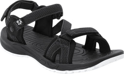 Lakewood Ride Sandal W - Wandelsandalen - Lichtgewicht met dubbele klittenbandsluiting - zwart/grijs