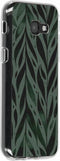 Hoesje Geschikt voor Samsung Galaxy A5 (2017) Hoesje Siliconen - Design Backcover siliconen - Meerkleurig / Green Leaves