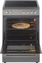 Etna FIV560RVS - Inductie fornuis 60 cm - 4 kookzones 5800 W - RVS