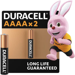 Duracell AAAA - Alkaline batterij 1,5V - Langdurige levensduur met Duralock Power Preserve technologie (2 stuks)