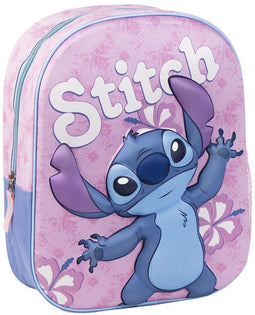 Disney Stitch Rugzak Meisjes Roze - Hoogte 31cm