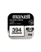 Maxell 18289600 - Horloge batterij SR936SW 394 - Zilver oxide (10 stuks)