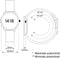 Denver SWC-392 - Smartwatch met belfunctie en hartslagmonitor - Zwart