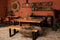 Eettafel SoHo - 160x90 cm - acacia/ijzer