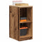 vidaXL - Garagekast - 40x51x85 - cm - massief - grenenhout - oud - hout