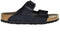 Birkenstock Arizona - Slipper - Suede Blauw Smal Voetbed - Maat 38