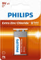 Philips Longlife 6F22L1B - 9V batterij - Zink-koolstof technologie