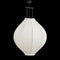 Mica Decorations Pego - Hanglamp - H94 x Ø70 cm - Linnen - Off White