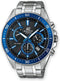 Casio Edifice EFR-552D-1A2VUEF - Herenhorloge - Quartz - 45 mm - Zilverkleurig