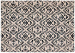 Tapijt Atmosphera Zwart Beige Katoen Multicolour 60 x 90 cm