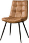 SIDD Navarra sidechair - fabric T-cognac