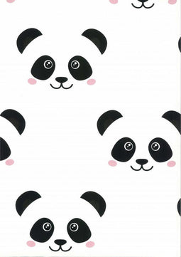 Noordwand - Fabulous - World - Behang - Panda - wit - 67100