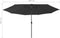 vidaXL - Parasol - met - LED-verlichting - 400 - cm - zwart