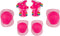 Nijdam Pink Rainbows - Skate Beschermset Kinderen - Anatomisch gevormd - Roze/Regenboog