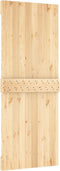vidaXL - Schuifdeur - met - beslag - 80x210 - cm - massief - grenenhout