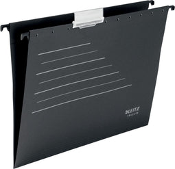Leitz Alpha Recycle A4 Hangmap - 100% Gerecycled Karton - Zwart