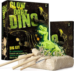 Interactieve Dino Skeleton Dig Kit - Educatief Speelgoed met Glow in The Dark Effect