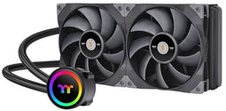Thermaltake Toughliquid 280 ARGB - Alles-in-één vloeistofkoeler - 2x 140mm ventilatoren - Zwart
