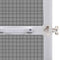 vidaXL - Hordeur - met - scharnieren - 100x215 - cm - bruin